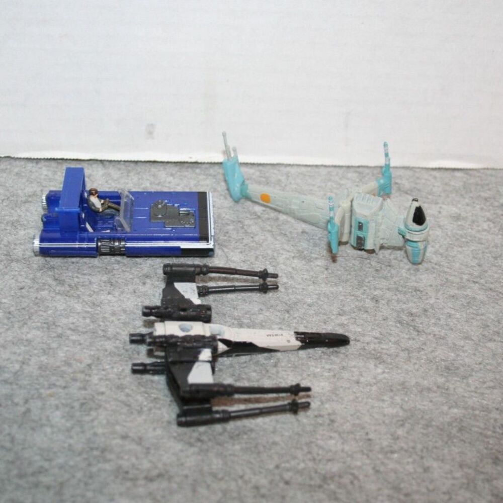 (3) Star Wars Rogue One Loose DieCast Shuttle/Snowspeeder/Destroyer/X-Wing Lot#4